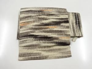 アンティーク　変わり織り霞模様作り帯（着用可）